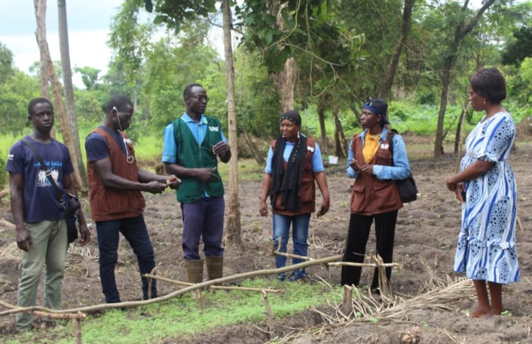 Mission de suivi poste formation des jeunes formés sur les pratiques agroécologiques dans la région centrale.